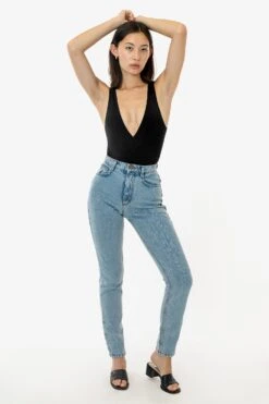 RDNW701 - High Waisted Tapered Jean -Tops Zone RDNW701 5S