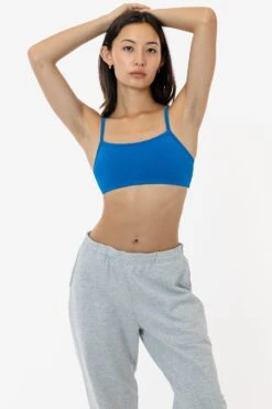 83016GD - Garment Dye Basic Bralette -Tops Zone RENE CERULEAN 1S