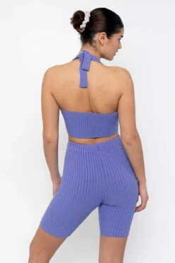 RFK52 - Ultra Heavy Knit Ribbed Bike Shorts -Tops Zone RFK52 Back2