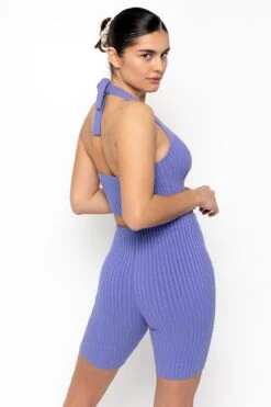 RFK52 - Ultra Heavy Knit Ribbed Bike Shorts -Tops Zone RFK52 Back3