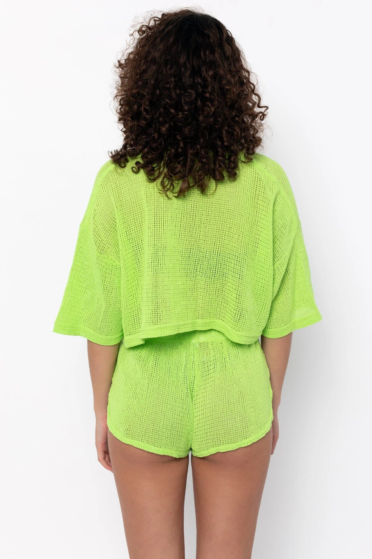 RIN331GD - Cotton Fishnet Garment Dye Crop Top 6 RIN331GD - Cotton Fishnet Garment Dye Crop Top - Image 6