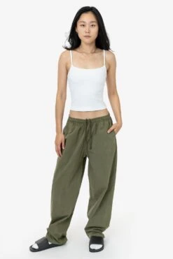 RJC405GD Unisex - Cotton Poplin Wide Leg Pant -Tops Zone RJC405GD JENN ARMY 1k