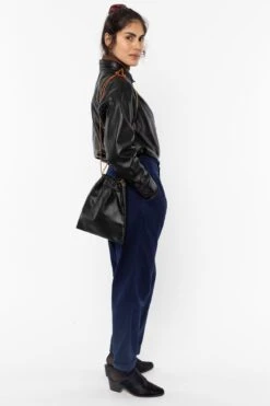 RLH3027 - Leather Button Up -Tops Zone RLH3027 1