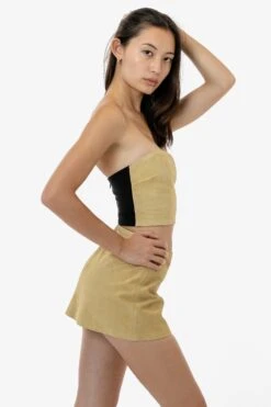 RLH739 - Suede Micro Mini Skort 25 RLH739 - Suede Micro Mini Skort -Tops Zone RLH739 12S