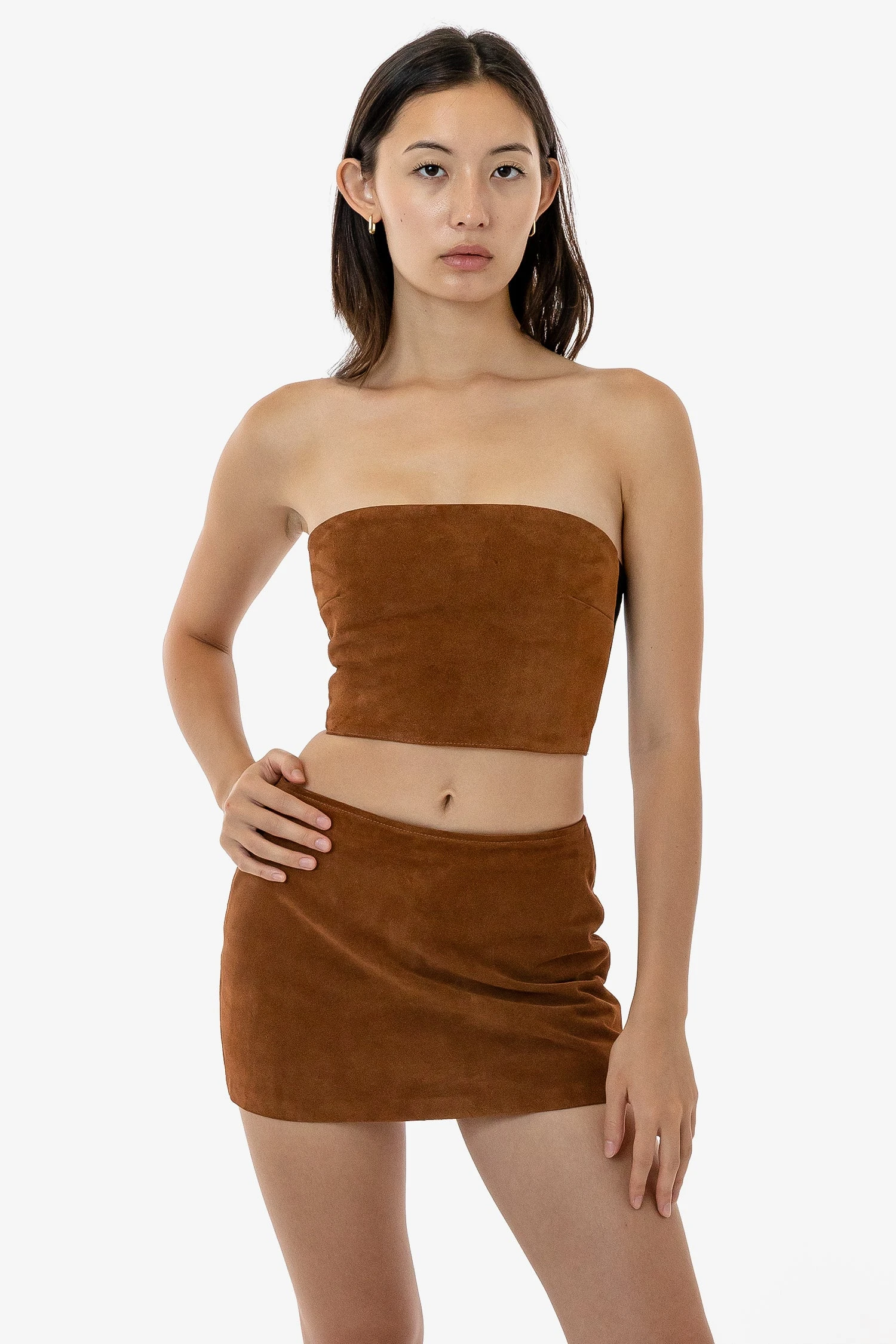 RLH739 - Suede Micro Mini Skort 9 RLH739 - Suede Micro Mini Skort - Image 9
