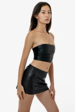 RLH767 - 2 Tone Leather Ottoman Tube Top -Tops Zone RLH739 20S
