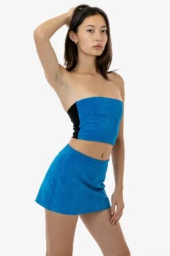 RLH767 - 2 Tone Suede Ottoman Tube Top -Tops Zone RLH739 4S