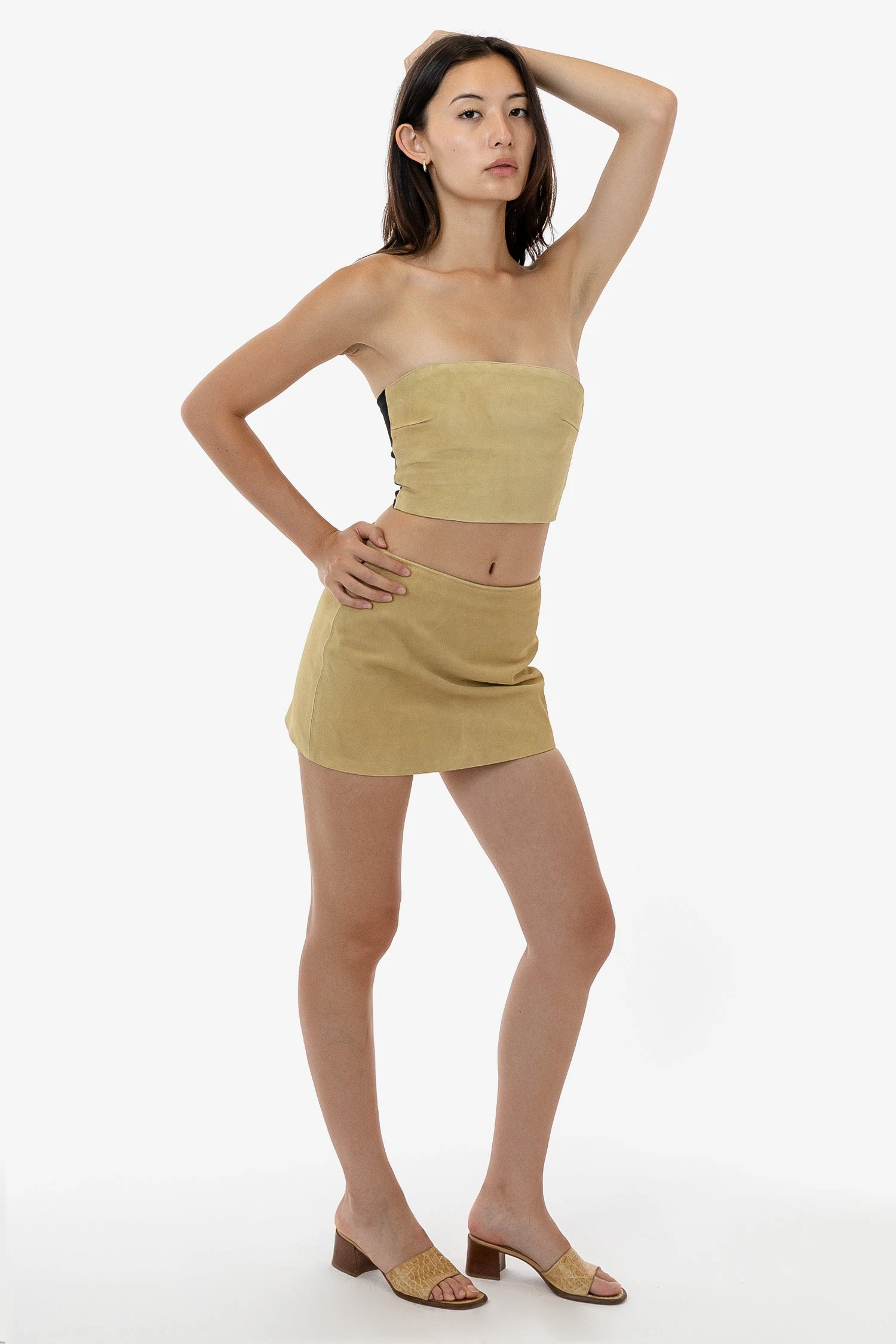 RLH739 - Suede Micro Mini Skort 14 RLH739 - Suede Micro Mini Skort - Image 14