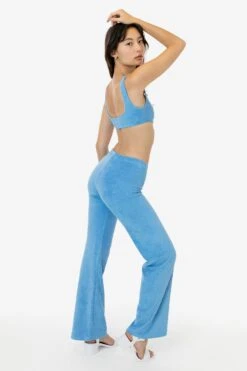 RLT3000 - Loop Terry Flared Pant -Tops Zone RLT3000 BABYBLUE 1