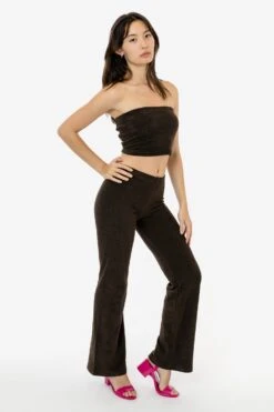 RLT3000 - Loop Terry Flared Pant -Tops Zone RLT3000 BROWN 1