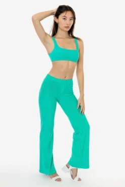 RLT3000 - Loop Terry Flared Pant -Tops Zone RLT3000 POOLGREEN 2