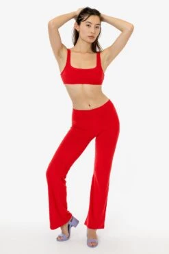 RLT3000 - Loop Terry Flared Pant -Tops Zone RLT3000 RED 1