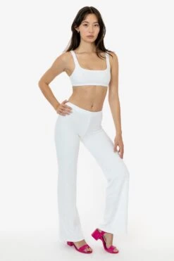 RLT3000 - Loop Terry Flared Pant -Tops Zone RLT3000 WHITE 2