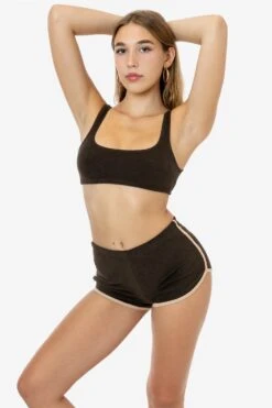 RLT3001 - Loop Terry Running Short -Tops Zone RLT3001 GRACIE BROWNALMOND 3