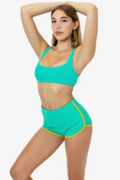 RLT3001 - Loop Terry Running Short -Tops Zone RLT3001 GRACIE POOLGREENYELLOWORANGE 2