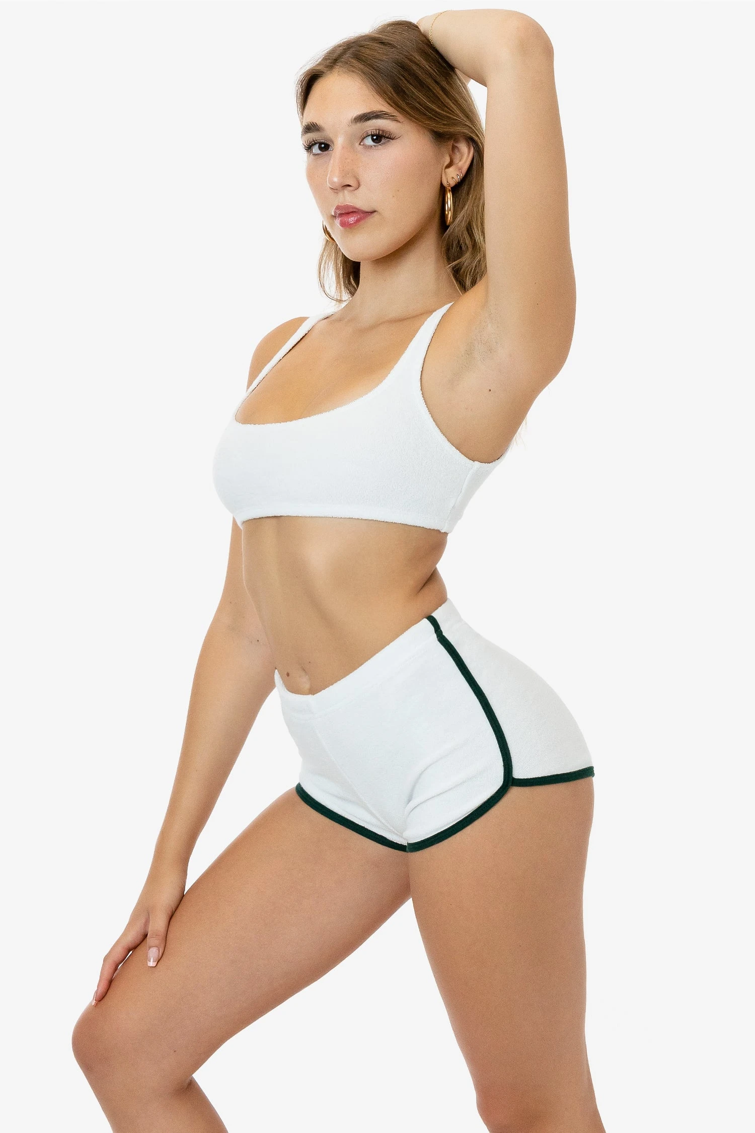 RLT3005 - Loop Terry Squareneck Bra Top 6 RLT3005 - Loop Terry Squareneck Bra Top - Image 6