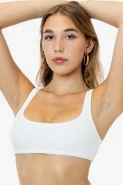 RLT3005 - Loop Terry Squareneck Bra Top