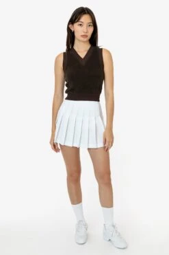 RLT357 - Loop Terry V-Neck Vest -Tops Zone RLT357 F 1