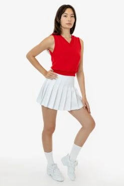 RLT357 - Loop Terry V-Neck Vest -Tops Zone RLT357 F 3