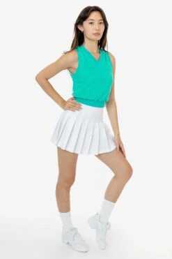 RLT357 - Loop Terry V-Neck Vest -Tops Zone RLT357 F 4