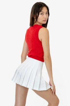 RLT357 - Loop Terry V-Neck Vest -Tops Zone RLT357 RED 2