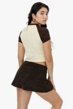 RLT384 - Loop Terry Mini Skort -Tops Zone RLT384 BRITTANY 3