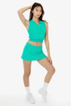 RLT384 - Loop Terry Mini Skort -Tops Zone RLT384 F 9
