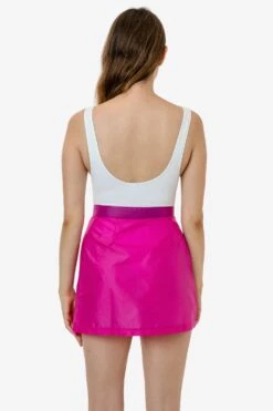 RNF300 - Nylon Wrap Skirt -Tops Zone RNF300 CERISE 2