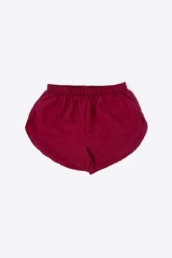 RNF304 - Nylon Taffeta Shorts -Tops Zone RNF30412 BURGUNDY