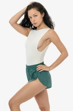 RNF304C - Crinkle Nylon Taffeta Short -Tops Zone RNF304C BLUEALGAE 1