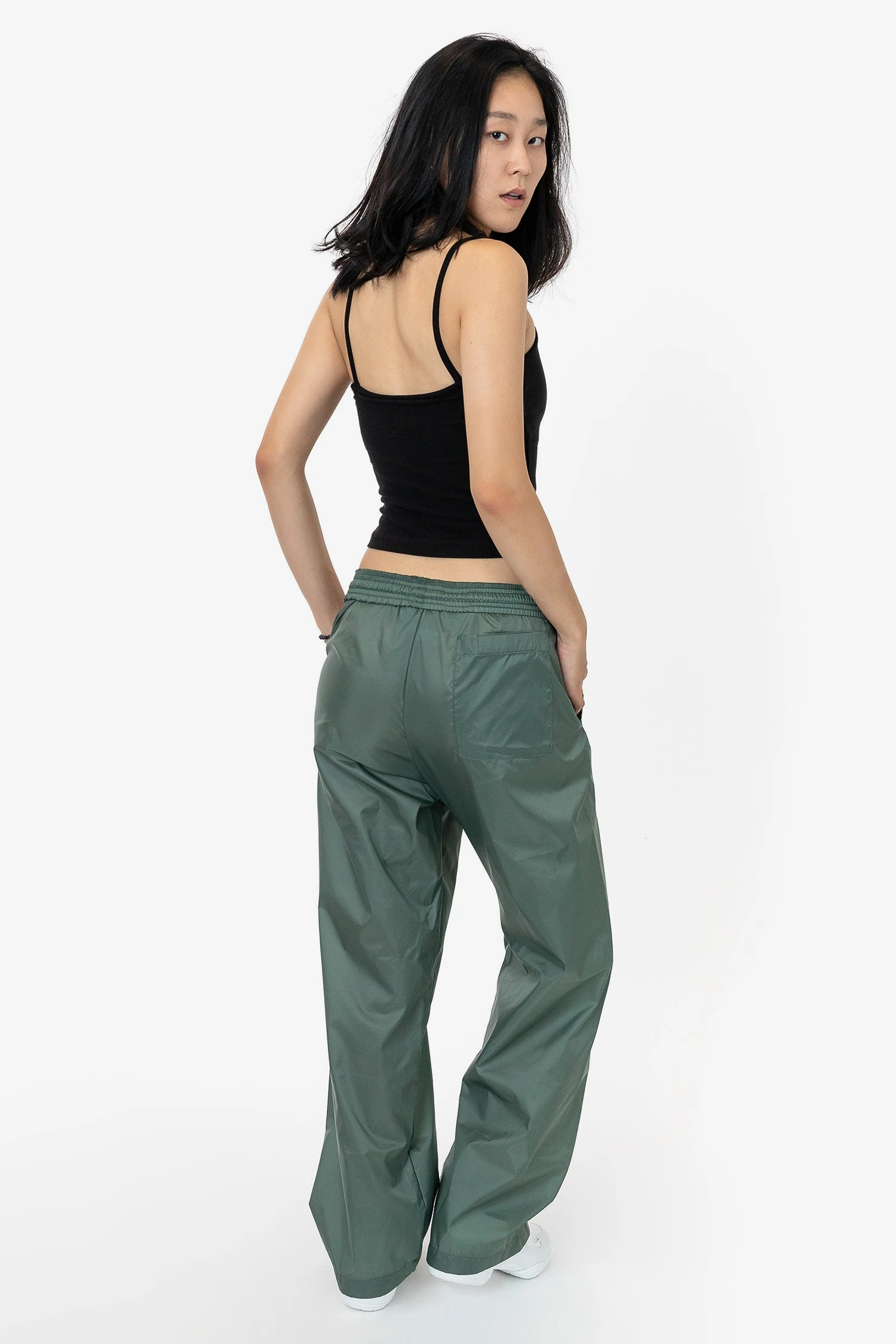 RNF445 Unisex - Lightweight Nylon Taffeta Wide Leg Pant 7 RNF445 Unisex - Lightweight Nylon Taffeta Wide Leg Pant - Image 7