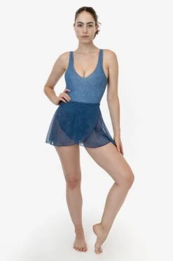 RNS300P - Printed Micro Mesh Wrap Skirt 14 RNS300P - Printed Micro Mesh Wrap Skirt -Tops Zone RNS300P 7 1