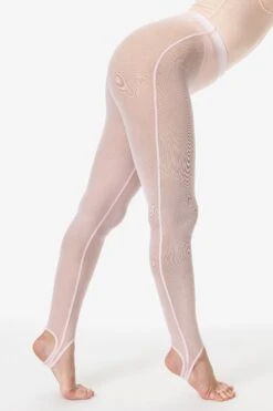 RNS3269 - Micro Mesh Stirrup Legging -Tops Zone RNS3269 LIGHTPINK 1XX