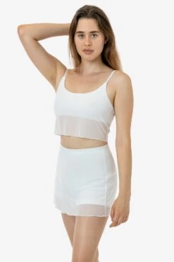 RNS780 - Micro Mesh Skort -Tops Zone RNS778 RNS780 WHITE 1 e25e318d 9e8c 4f9e 9117 f4e86adae0b7