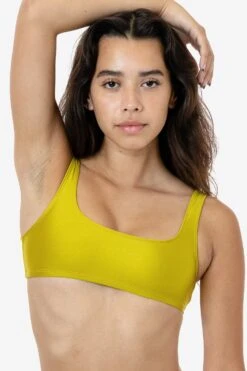 RNT3005 - Square Neck Bikini Top -Tops Zone RNT3005 CHARTREUSES