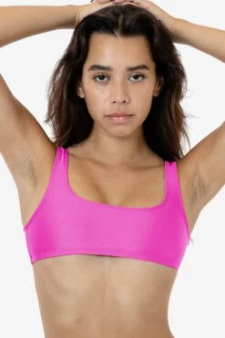 RNT3005 - Square Neck Bikini Top -Tops Zone RNT3005 HIBISCUSS 1