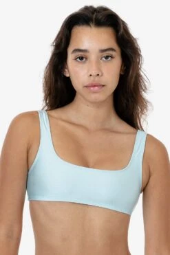 RNT3005 - Square Neck Bikini Top -Tops Zone RNT3005 LIGHTBLUES