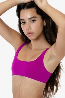 RNT3005 - Square Neck Bikini Top -Tops Zone RNT3005 MAGENTAS