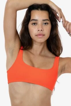 RNT3005 - Square Neck Bikini Top -Tops Zone RNT3005 NEONORANGES