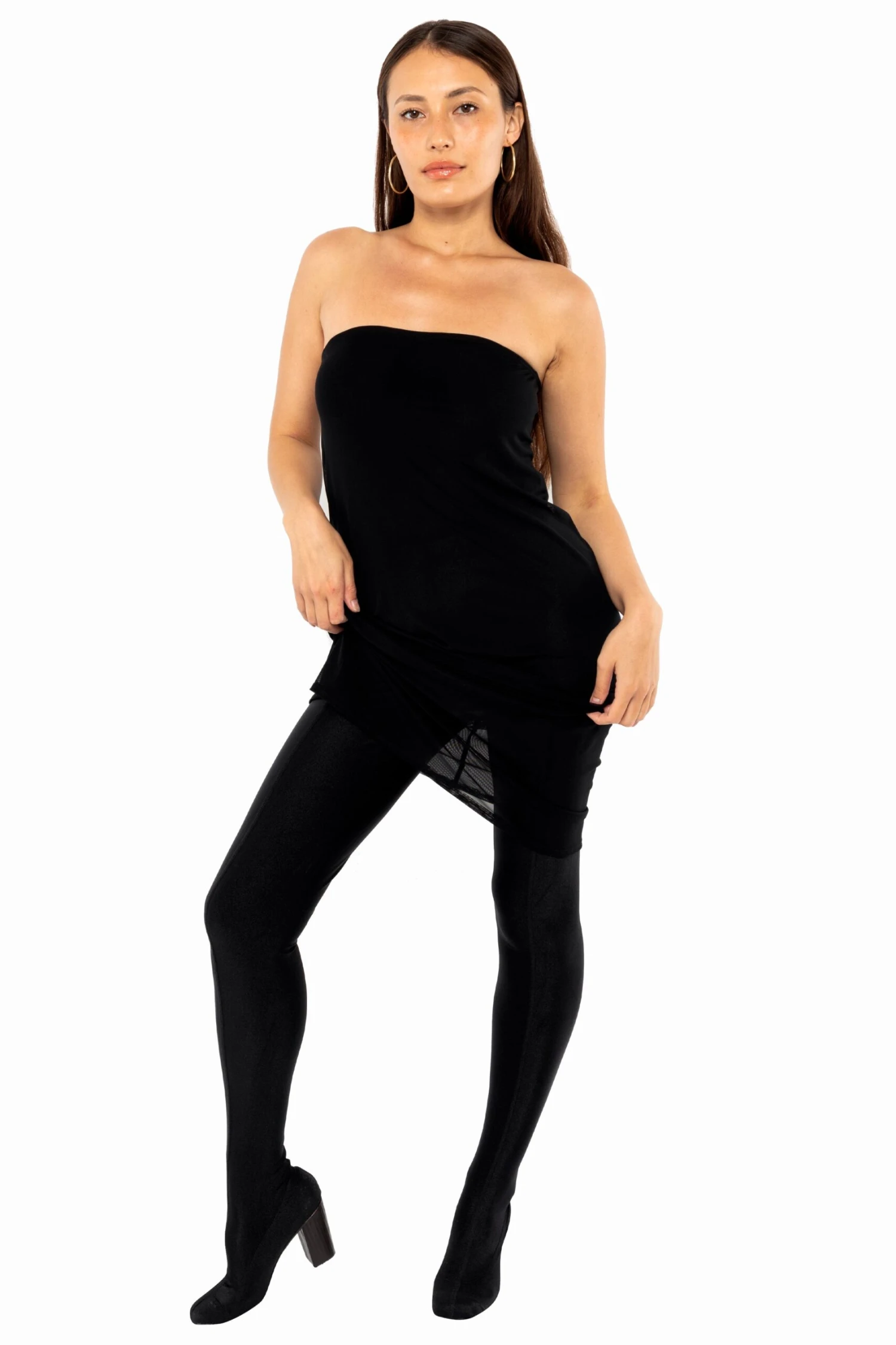 RNS800 - Micromesh Midi Tube Dress 4 RNS800 - Micromesh Midi Tube Dress - Image 4