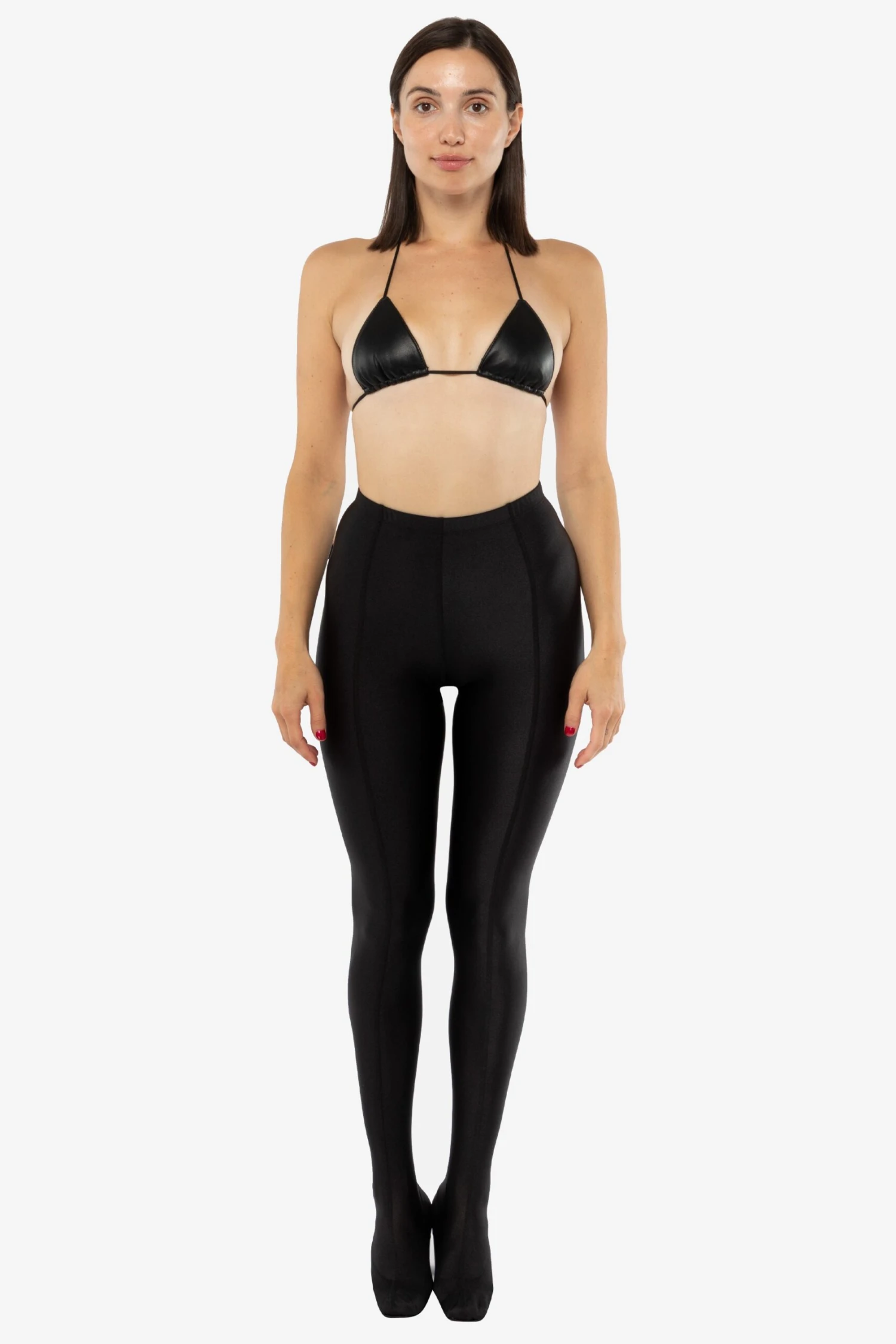 RNTSHOE01 - Nylon Tricot Heeled Leggings 5 RNTSHOE01 - Nylon Tricot Heeled Leggings - Image 5