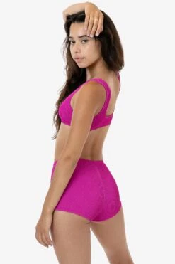 RPC3030 - Crinkle Hot Shorts -Tops Zone RPC3030 DRAGONFRUIT 2S