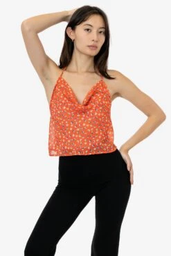 RPCH381 - Cowl Neck Halter Top -Tops Zone RPCH381 3 1