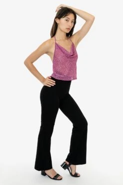 RPCH381 - Cowl Neck Halter Top -Tops Zone RPCH381 7 1