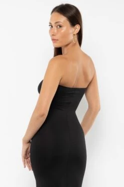 RSNJ100 - UPF40 Performance Jersey Maxi Tube Dress -Tops Zone RSNJ100 Black4