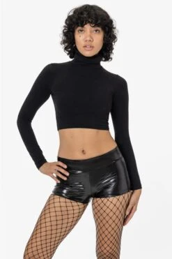 RSV330 - Stretch Vinyl Mini Shorts -Tops Zone RSV330 2XX