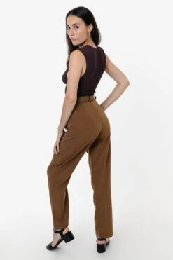 RSAPP350 - Poly Pleated Straight Leg Pant -Tops Zone RURIKA 2 s