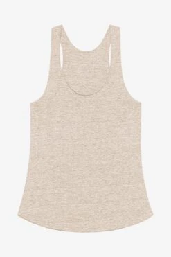 TR3008 - Tri-Blend Racerback Tank -Tops Zone TR3008 Oatmeal 2