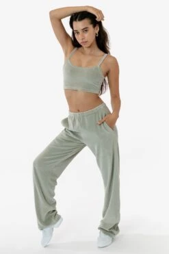 VLR315GD - Garment Dye Velour Lounge Pant -Tops Zone VELOUR FULL 20 s