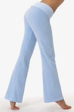 VLR300GD - Velour Garment Dye Yoga Legging -Tops Zone VLR300 FROST 4